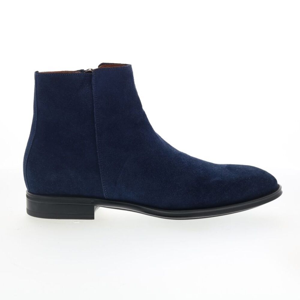 Aquatalia Mens Daniel Suede Blue Boots (NWT)